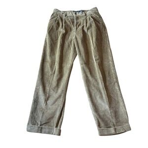 GAP Men's Tan/Brown Corduroy 34x30
Pants Pleated Cuffed Vintage Y2K 00s